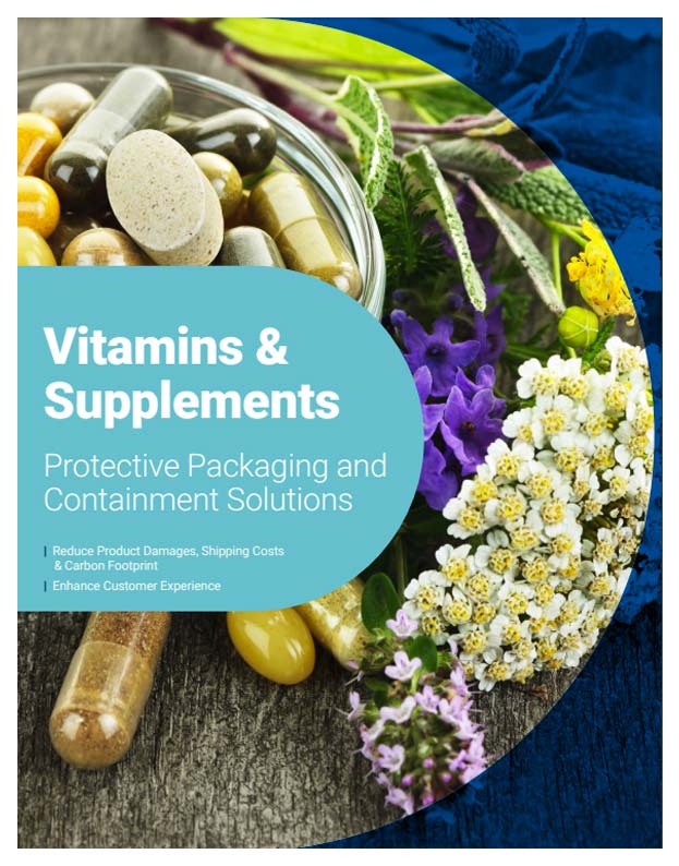 Coverpage of the Nutraceuticals Market Solutions guide by Pregis