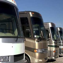 Large application protective film for RVs and large vehicles.